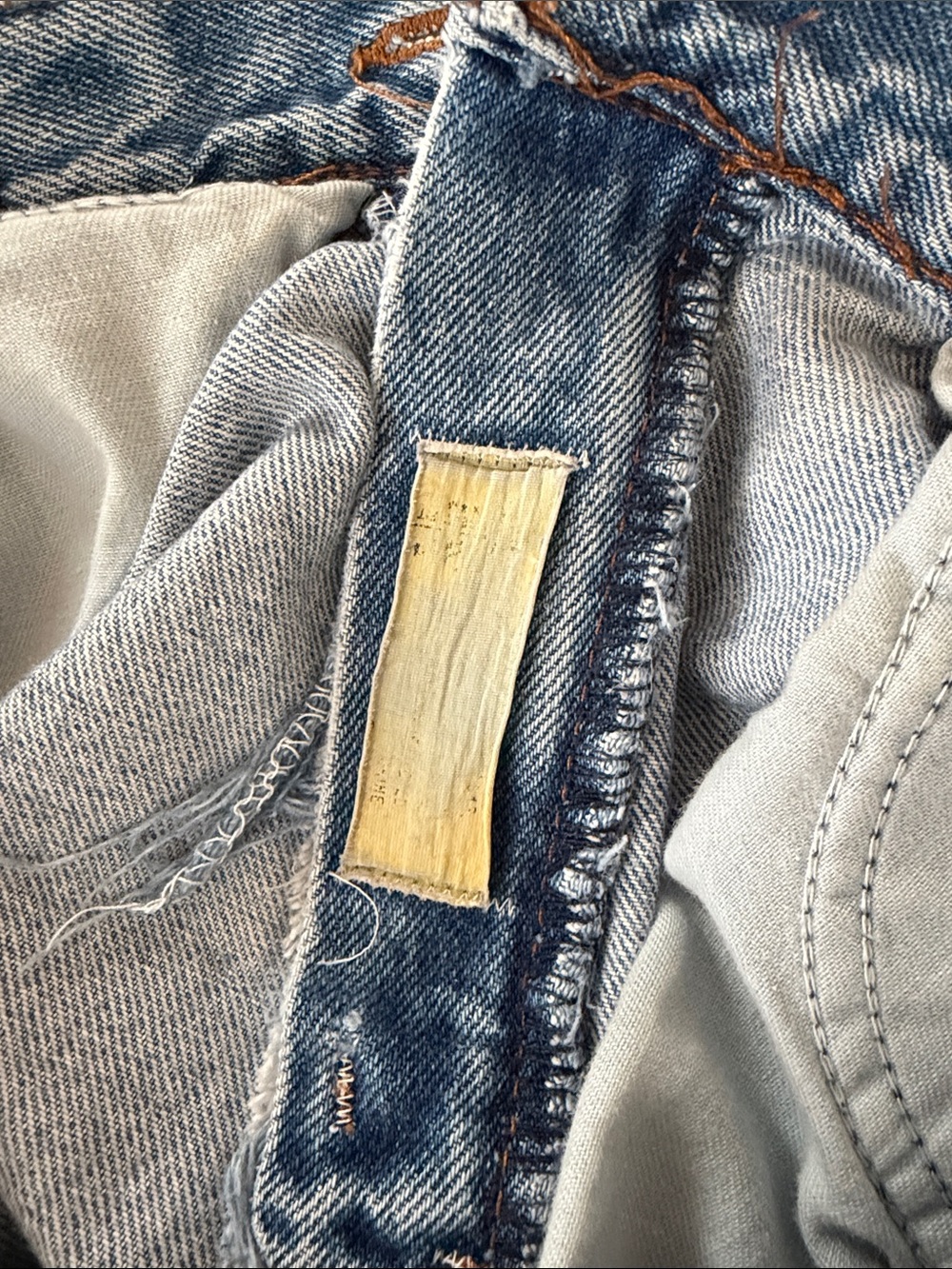 chic Light Blue Distressed Denim Jean Shorts - Picture 6 of 6